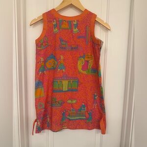 Gretchen Scott Designs Vibrant Pink Girls Dress Size 10/12 NWT